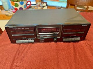 KENWOOD KX - W1060 Dual Cassette Deck Dolby and, 3