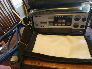 Vintage Sony Vo - 6800 Portable U - Matic S Tape Video Recorder W/ Porta Brace Case