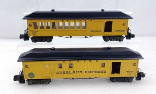 American Flyer Trains 24730,  40 Overland Express Baggage & Combo Passenger Cars