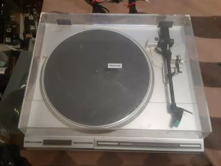 Vintage Pioneer Pl - 450 Turntable With Dust Cover