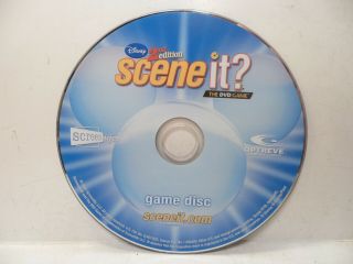 Disney Scene It 2nd Edition Dvd Movie Game Mattel Parts - Disc Dvd Only