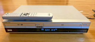 Sony Rdr - Vx530 Dvd Recorder Vcr Vhs Combo W/ Remote Av Cables