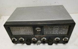 Vintage Hallicrafters Sx - 71 Ham 5 Band Radio Receiver For Restoration Or Parts