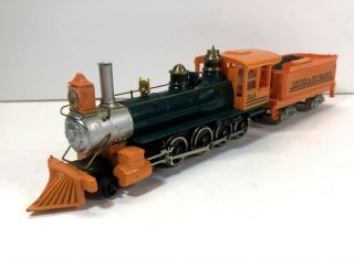 Ho Tyco Mantua 4 - 8 - 0 D&rgw Denver Rio Grande Steam Engine Locomotive W/ Light