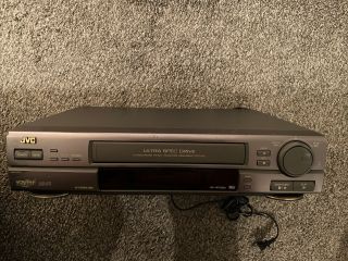 JVC VCR VHS Player 4Head Hi - Fi Stereo Video Cassette Recorder W/Remote HR - VP628U 2