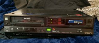 Vintage Sony Betamax Hi - Fi Model Sl - Hf300 Powers On.