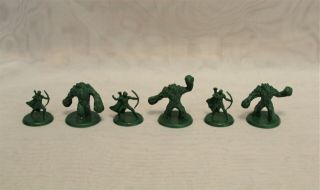 Magic The Gathering Arena Of Planeswalkers Card Game 6 Green Squad Figures Set