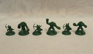 Magic The Gathering Arena of Planeswalkers Card Game 6 Green Squad Figures Set 2