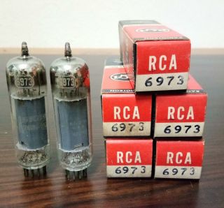 6973 Rca Nos Nib Hifi Amplifier Vintage Audio Vacuum Tube Valve