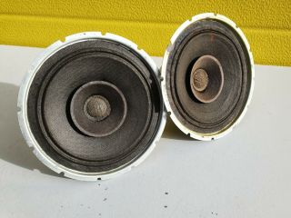 2 Philips Vintage 9766m 4 " Full Range Speakers