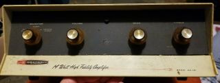 Heathkit By Daystrom Model Aa - 161 14 Watt High Fidelity Tube Amplifier Parts/res