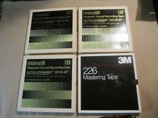 Maxell Ud35 - 10 Metal Reels Reel To Reel Tape 3m 226 Mastering