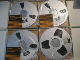 MAXELL UD35 - 10 metal reels reel to reel tape 3M 226 mastering 2