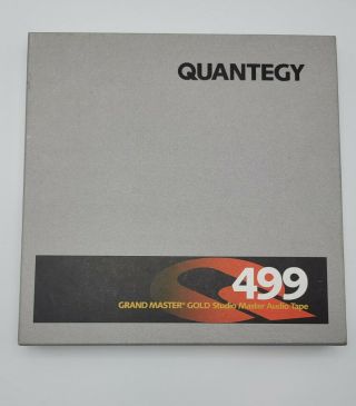Quantegy 499 Grand Master Gold Studio Master Audio Tape 1/2 " X 2500 