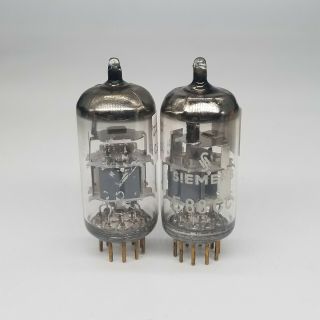 2 X Siemens E88cc / 6922 Gold Pins.  Test Good And Matched Pair 2