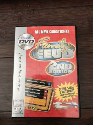 Family Feud Game Show 2nd Edition Interactive Dvd Board Game