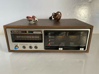 Vintage Craig 3307 8 - Track Stereo Player/recorder
