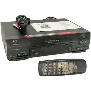 Jvc Pro - Cision Hifi Vcr Hr - Vp58u With Remote And Av 4 Head Vhs Recorder Player