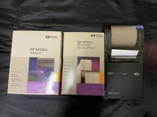 Hp 82240b Infrared Printer For Hewlett Packard 48g Calculators With Paper