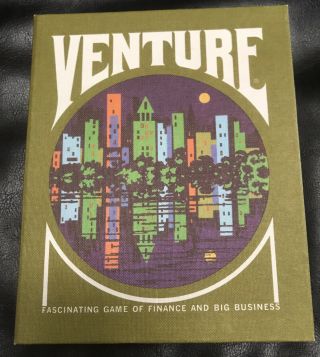 Venture Card Game Fascinating Game Of Finance And Big Business 1970