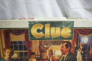 Vintage Parker Brothers Detective Board Game Clue Year 1972