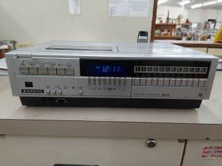 Sanyo Vcr 4600 Betacord Betamax Video Cassette Player / Recorder