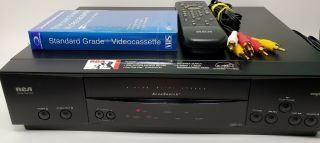 Rca Vr622hf Vcr 4 - Head Hi - Fi Vhs Player Recorder With Remote