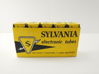 Vintage Sylvania 6SL7GT Electronic Radio / Television / Audio Tubes 5 - Pack 3