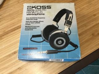 Koss Hv/1a Classic Vintage Professional Stereo Headphones Nos Need Ear Pads