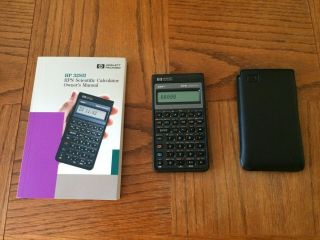 Hewlett Packard Hp 32sii Rpn Scientific Calculator,  Case,  Batteries