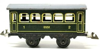Vintage Pre - War Karl Bub (kbn) 1st & 2nd 5551 Passenger Coach