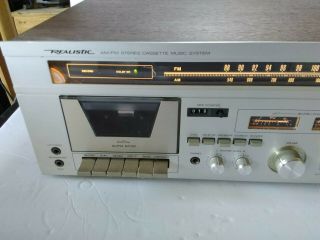 Realistic Am/Fm Stereo Cassette Music System Modulaire 969 3