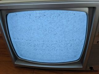 Panasonic Ltd Crt 12 " Black & White Tv Television 1982 Tr - 1214t