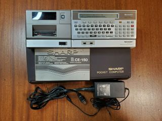 Sharp Ce - 150 Pocket Computer  With Printer (not)