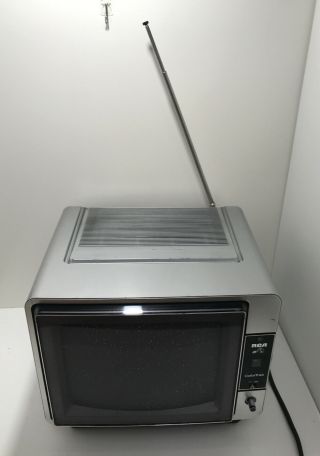 9” Rca Colortrak Portable Crt Tv Model: Efr293s (1981)