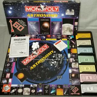 Monopoly Astronomy Edition Board Game Replacement Parts Parker Brothers