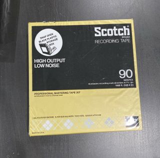 Scotch 90 High Output Low Noise Open Reel Audio Tape,  Plastic Case (x6)