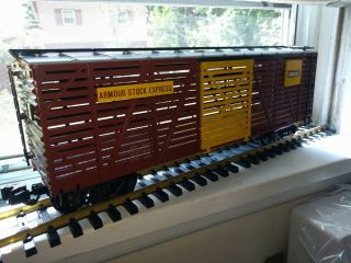 Railway Express Agency / Polk ' s Model Craft - Armour Stock Car G Scale j355 2