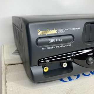 100 Symphonic SE426D 4 Head VHS VCR Video Cassette Player Recorder,  Remote 3