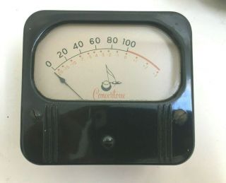 Large Concertone Vu Meter Fits Ampex 300 And 350 Electronics