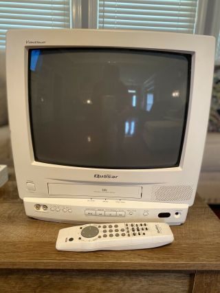 Quasar Tv Vcr Combo 13” With Remote And