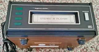 Realistic Stereo 8 Track Player Model Tr - 168,  And