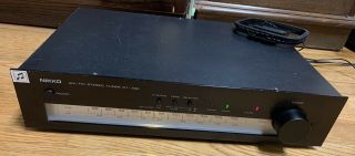 Nikko Nt - 790 Analog Am /fm Stereo Tuner Made In Japan