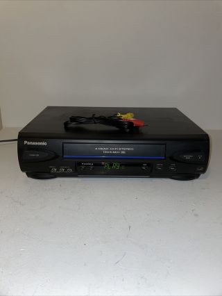Panasonic Pv - V4522 Vcr 4 - Head Video Cassette Recorder Vhs Player Omnivision