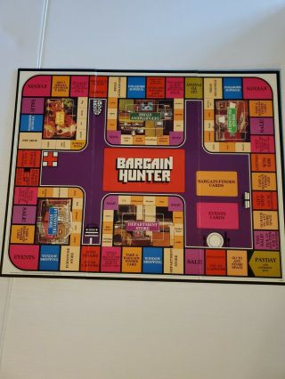 Milton Bradley Bargain Hunter Board Game Replacement Game Board