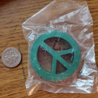 Peace Sign Heavy metal Emblem Slammer Game Piece Crafts Jewelry making GIFT ITEM 3