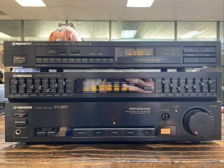 Pioneer Sa - 1490 Stereo Amplifier & Pioneer Tx - 1090z Fm/am Synthesizer Tuner
