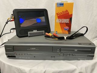 Magnavox Model Mwd2205 Dvd/vcr Player 4 Head Combo - And