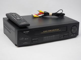 Sharp Vc - A410u Vhs Vcr Player/recorder W/ Remote Great
