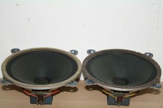 Matched Pair 7 " Isophon Full Range Speaker From Germany - Pictures